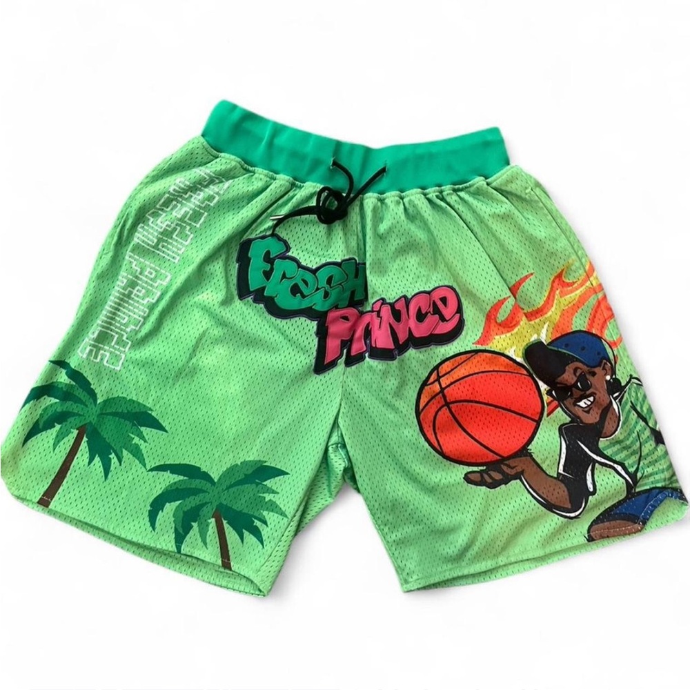 French Prince Of Bel-Air  Headgears Classic Basketball Shorts Size Medium